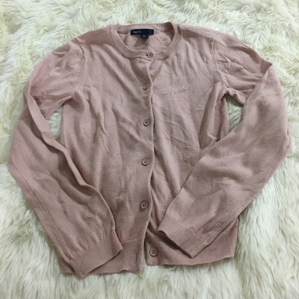 Gapkids pink cardigan size L(10)